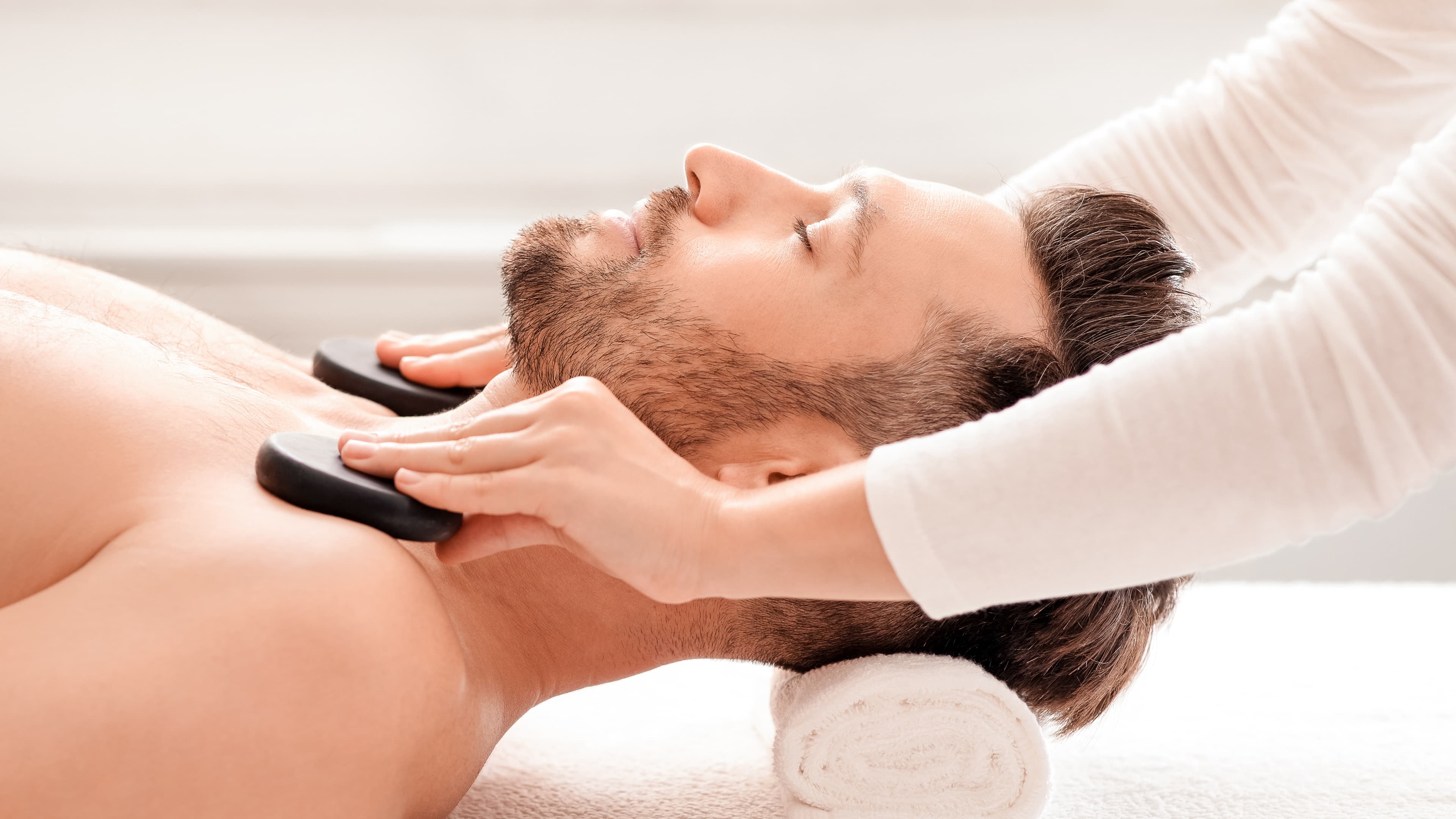 Hot stone therapy